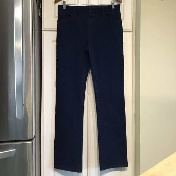 Betabrand Denim Pull On Jeggings Size Medium - Picture 1 of 4